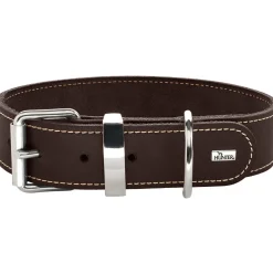 Hunter Halsband Aalborg Special Donkerbruin - Hondenhalsband