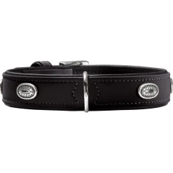 Hunter Halsband Softie Stone Zwart - Hondenhalsband