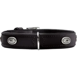 Hunter Halsband Softie Stone Zwart - Hondenhalsband