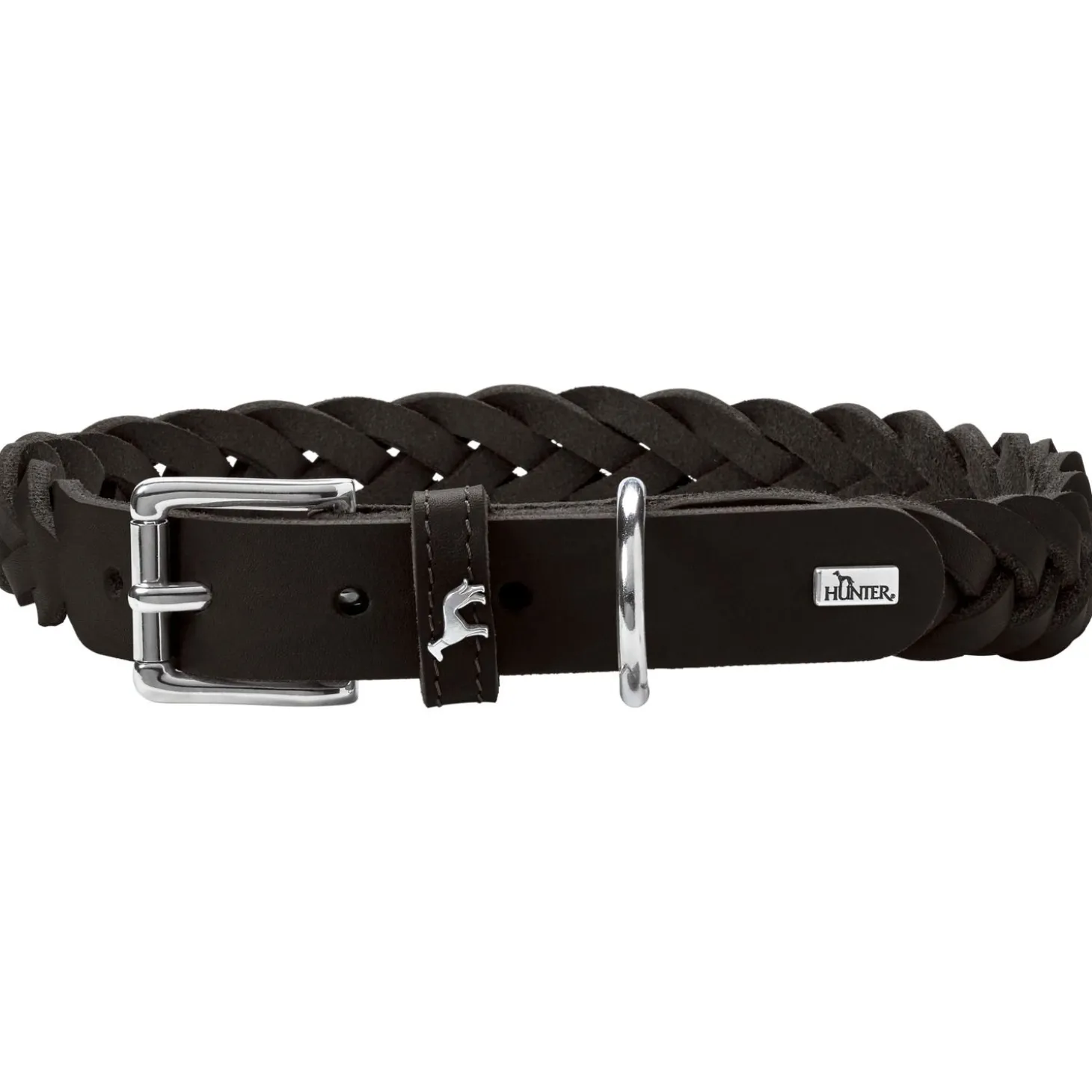 Hunter Halsband Solid Education Special Zwart - Hondenhalsband