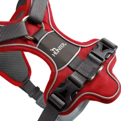 Hunter Harnas Divo Rood&Grijs - Hondentuig