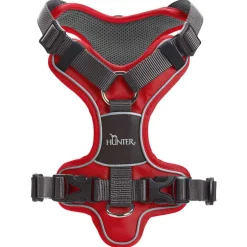 Hunter Harnas Divo Rood&Grijs - Hondentuig