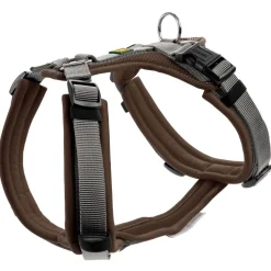 Hunter Harnas Maldon Bruin&Grijs - Hondentuig