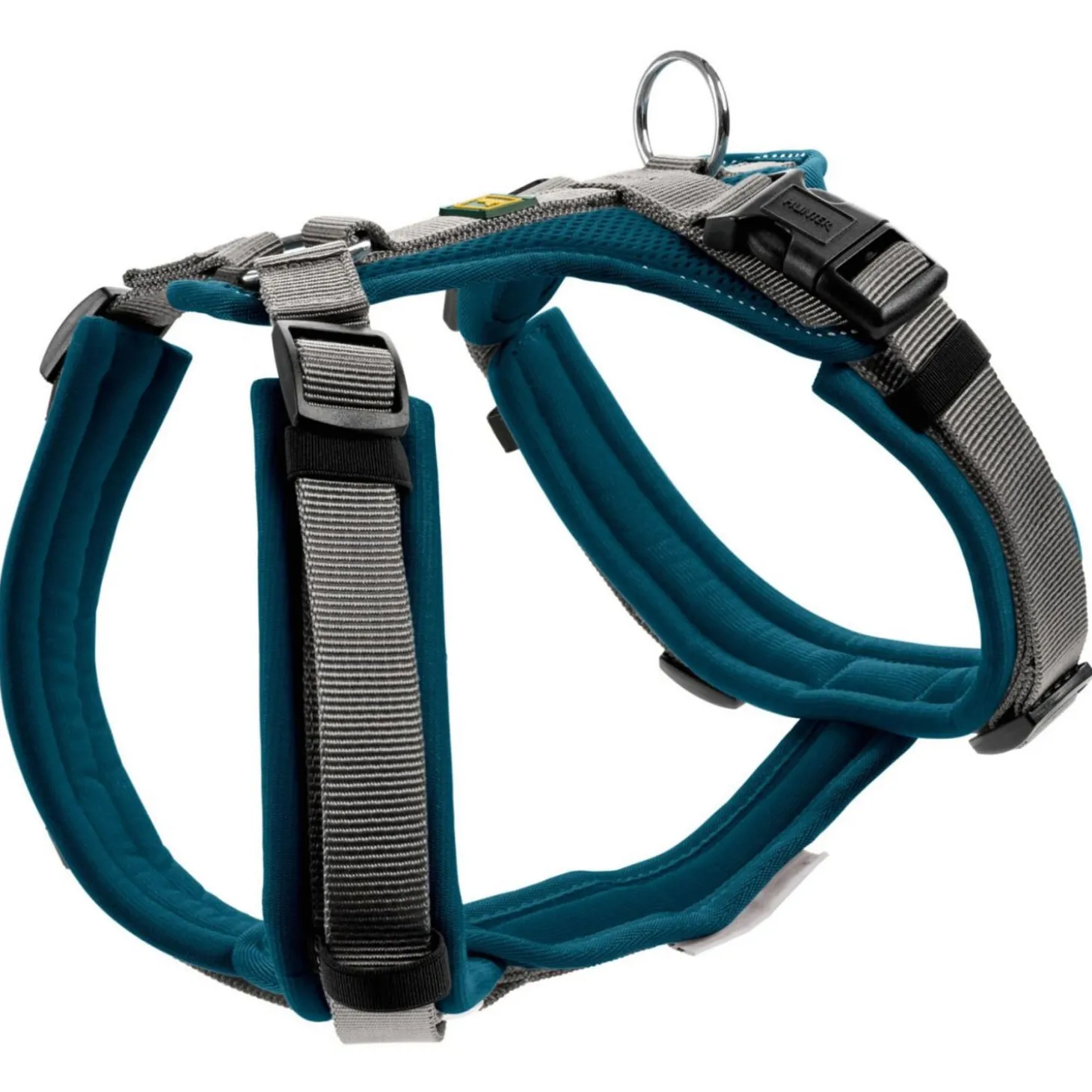Hunter Harnas Maldon Petrol&Grijs - Hondentuig