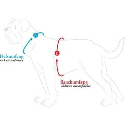 Hunter Harnas Maldon Rood&Grijs - Hondentuig