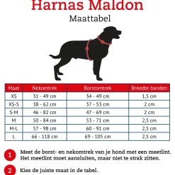 Hunter Harnas Maldon Rood&Grijs - Hondentuig