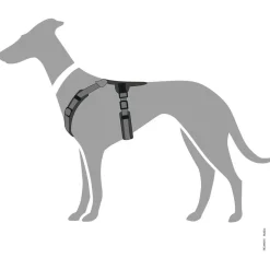 Hunter Harnas Maldon Zwart&Grijs - Hondentuig