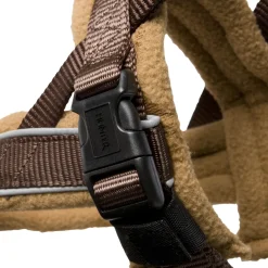 Hunter Harnas Norweger Racing Nylon Bruin&Cognac - Hondenharnas