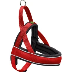Hunter Harnas Norweger Racing Nylon Rood&Zwart - Hondenharnas