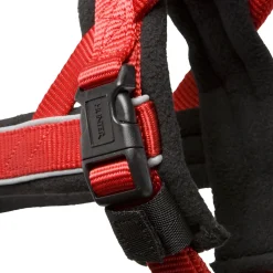 Hunter Harnas Norweger Racing Nylon Rood&Zwart - Hondenharnas