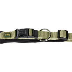 Hunter Klikhalsband Neopreen Vario Plus Olijfgroen&Zwart - Hondenhalsband