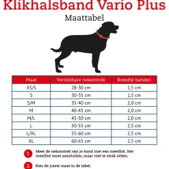 Hunter Klikhalsband Neopreen Vario Plus Olijfgroen&Zwart - Hondenhalsband