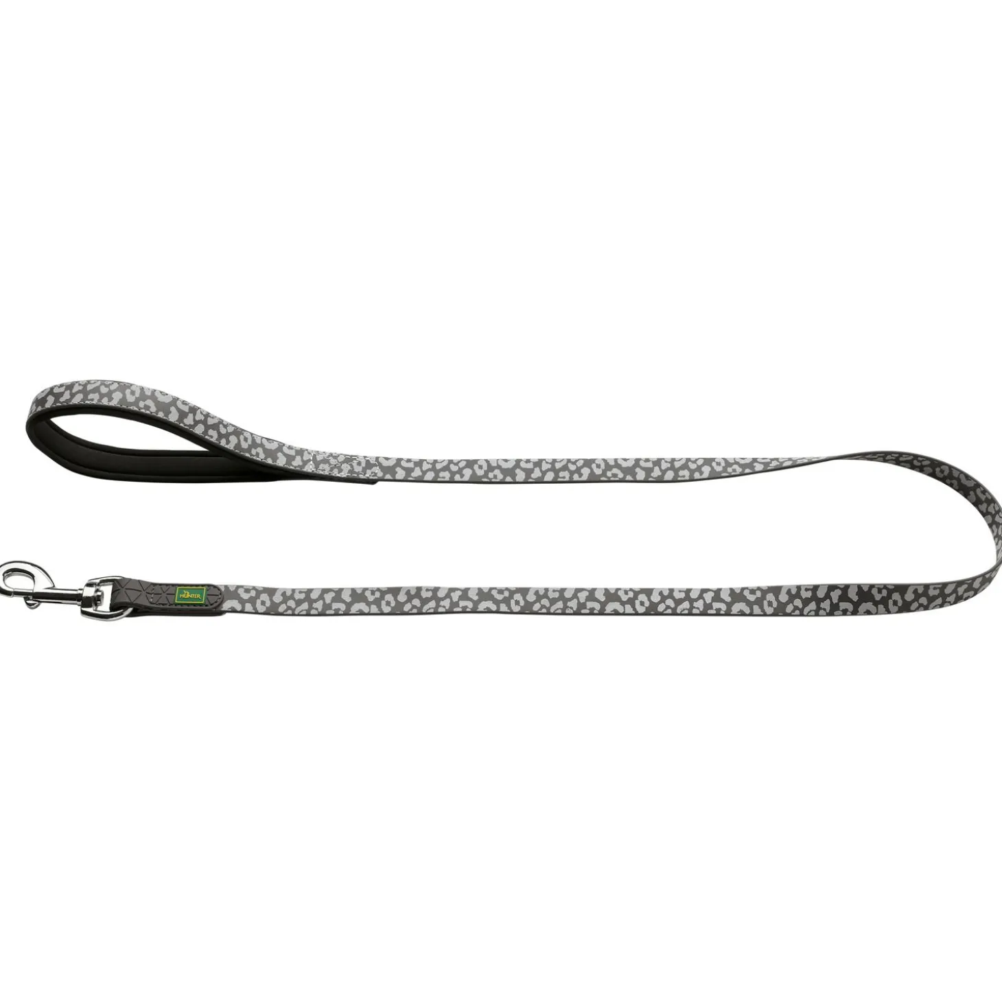 Hunter Looplijn Convenience Reflect Grijs&Reflectie - Hondenriem