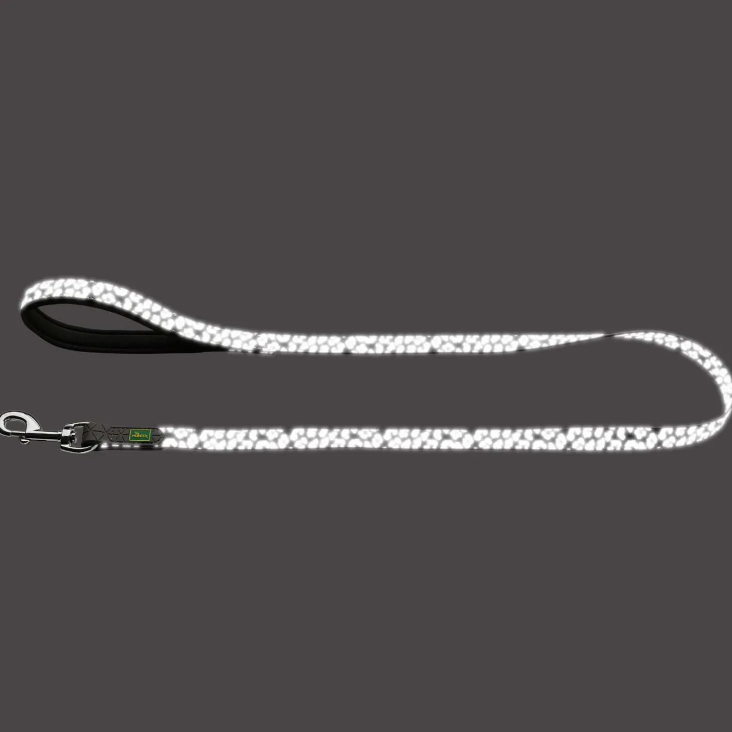 Hunter Looplijn Convenience Reflect Grijs&Reflectie - Hondenriem