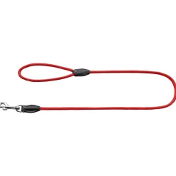 Hunter Looplijn Freestyle Nylon Rond Rood - Hondenriem
