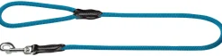 Hunter Looplijn Freestyle Nylon Rond Petrol - Hondenriem
