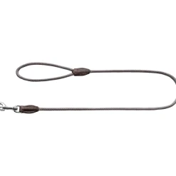 Hunter Looplijn Freestyle Nylon Rond Grijs - Hondenriem