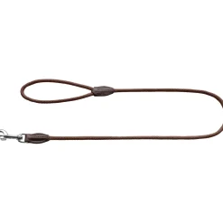 Hunter Looplijn Freestyle Nylon Rond Bruin - Hondenriem