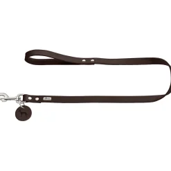 Hunter Looplijn Leder Donkerbruin - Hondenriem