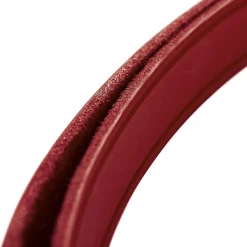 Hunter Looplijn Leder Rood - Hondenriem