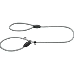 Hunter Sliplijn Freestyle Nylon Rond Grijs - Hondenriem