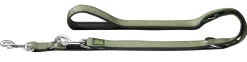 Hunter Trainingslijn Neopreen Nylon Olijfgroen&Zwart - Hondenriem