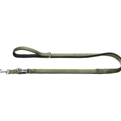 Hunter Trainingslijn Neopreen Nylon Olijfgroen&Zwart - Hondenriem