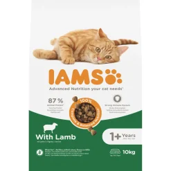 Iams Cat Adult - Kattenvoer - Lam 10 kg
