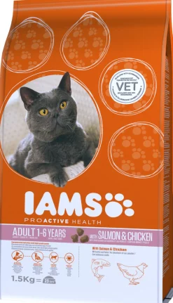 Iams Cat Adult Zalm - Kattenvoer