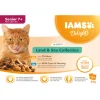 Iams Delights Senior Land & Sea Collection - Multipack - Kattenvoer - Vlees Vis 12x85 g