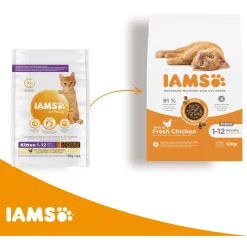 Iams Kitten & Junior Kip - Kattenvoer
