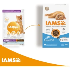 Iams Kitten & Junior Zeevis - Kattenvoer