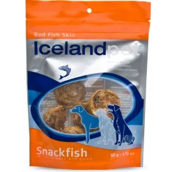 Icelandpet Dried Red Fish Skin - Hondensnacks - 50 g
