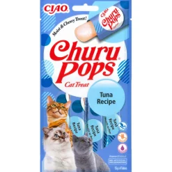 Inaba Churu Pops - Kattensnack - Tonijn 15 g 4 stuks