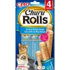 Inaba Churu Rolls - Kattensnack - Kip Tonijn Jacobsschelp 15 g 4 stuks
