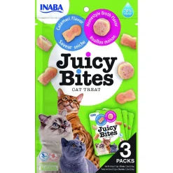 Inaba Juicy Bites - Kattensnack - Kip Tonijn Inktvis 3x11.3 g