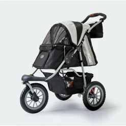 Innopet Hondenbuggy Comfort Efa Eco - Hondentrolley - 96x53x104 cm Zwart Grijs