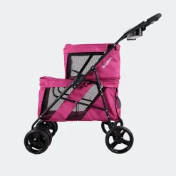 Innopet Hondenbuggy Double Decker - Hondentrolley - Roze Zwart