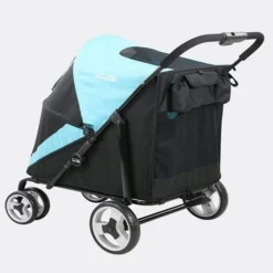 Innopet Hondenbuggy Mamut Including Raincover - Hondentrolley - Ocean Blue Zwart