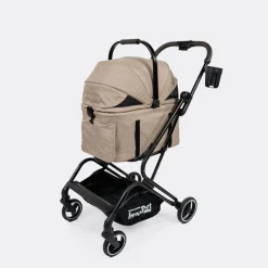 Innopet Hondenbuggy Nomad - Hondentrolley - 78x51x109 cm Taupe Zwart