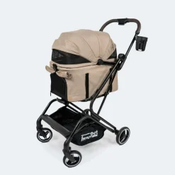 Innopet Hondenbuggy Nomad - Hondentrolley - 78x51x109 cm Taupe Zwart
