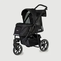 Innopet Hondenbuggy Premium Cozy - Hondentrolley - 78x57x109 cm Zwart Bruin
