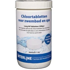 Interline Chloortablet Organisch - Zwembad-Onderhoud - 1 kg