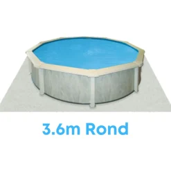 Interline Ondertapijt Zwembad - Zwembad-Toebehoren - Ø3.6 m Wit