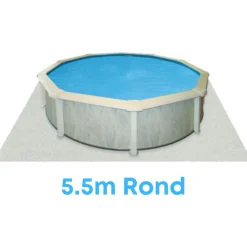 Interline Ondertapijt Zwembad - Zwembad-Toebehoren - Ø5.5 m Wit