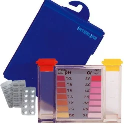 Interline Ph & Chloor Testset - Zwembad-Onderhoud - Blauw 10 stuks