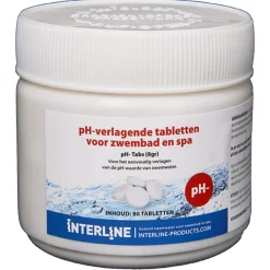 Interline Ph-Minus Tablet 8 Gram - Zwembad-Onderhoud - 8 g 80 stuks