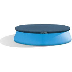 Intex Afdekzeil Easy Set Rond 28021 - Afdekzeilen - Ø305 cm Grijs