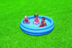 Intex Crystal Blue Pool - Luchtbedden - 114x25 cm Blauw Leeftijd 2+