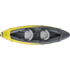 Intex Explorer K2 Kayak Set - 2 Pers - Luchtbedden - 312x91x51 cm Geel Incl. Peddels En Luchtpomp